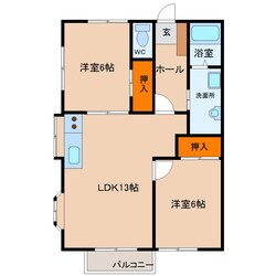 日吉校前 徒歩2分 2階の物件間取画像